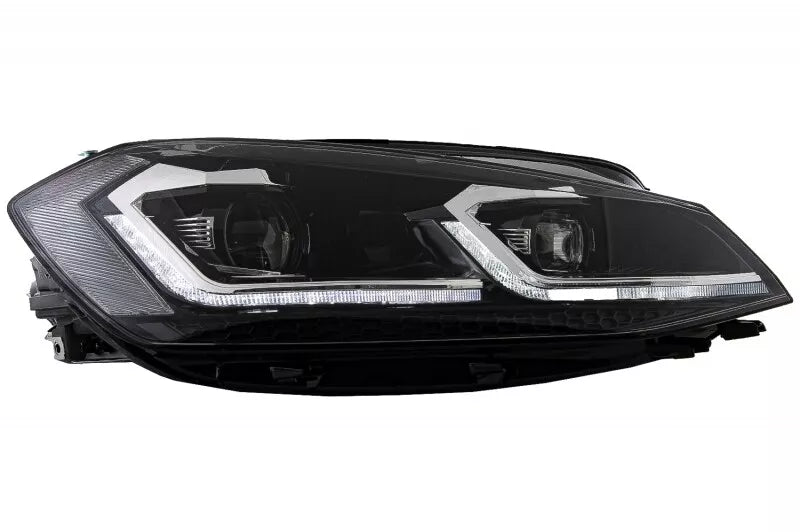 😍Griglia per VW Golf 7.5 Facelift 2017+ GTI Look RHD Fari LED Luci Dinamiche😍