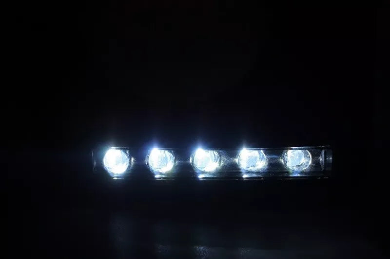 ✨Cover per Mercedes G W463 89-12 LED DRL Chrome G65 Look Nero✨