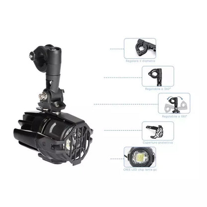 🔥Coppia Faretti LED 40W – BMW GS1200 LC / ADV – F800 / F700🔥