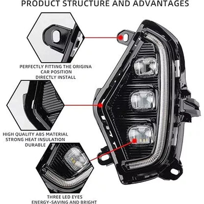 🔥Faro LED con Svolta + DRL + Fendinebbia – Toyota RAV4 (2019–2022)🔥