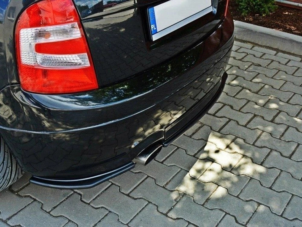 💕 Splitters Traseros para Skoda Fabia Mk1 RS nero  lucido 💕