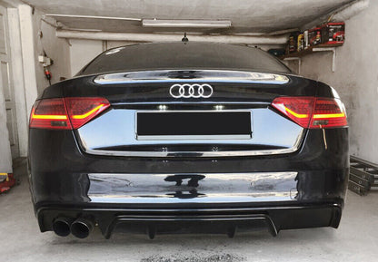 DIFFUSORE POSTERIORE ADATTO PER AUDI A5 SPORTBACK 8TA S-LINE LIFTING