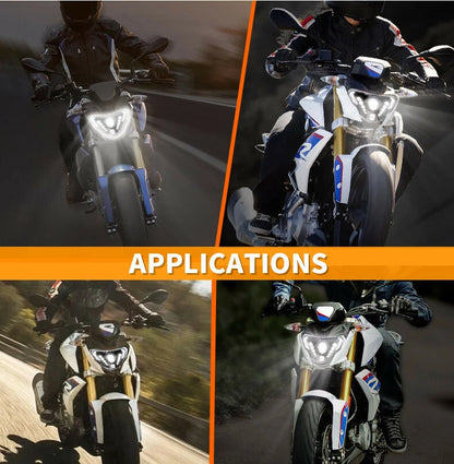 🔥Faro LED E24 DRL + Angel Eye – BMW G310GS / G310R🔥