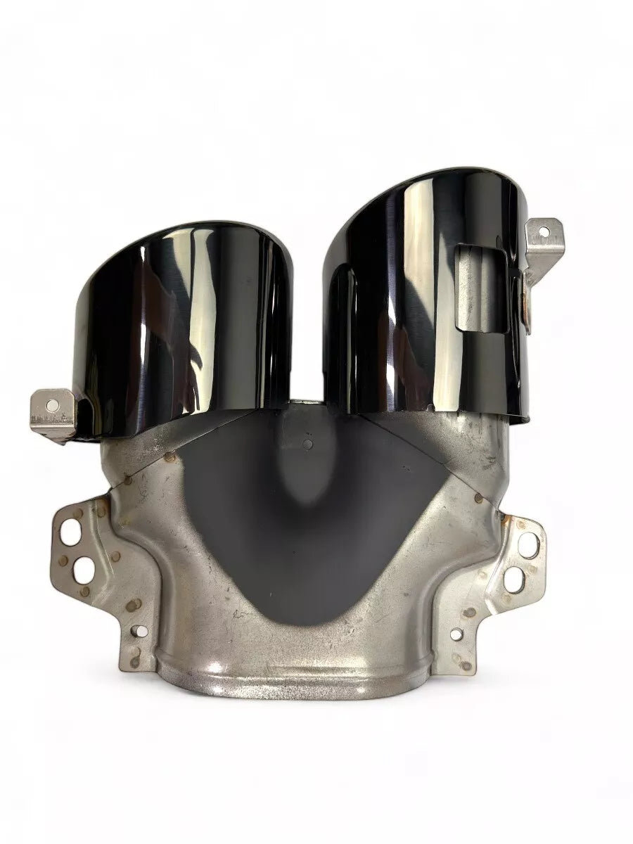 Diffusore+ terminali di scarico NERO ADATTO PER Mercedes W167 GLE COUPE