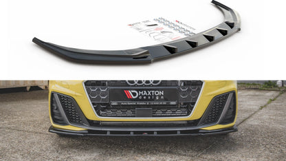 💕Splitter adatto per AUDI A1 S-LINE GB nero lucido 💕