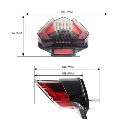 🔥Fanale Posteriore LED – BMW F650GS / F800 / G650GS / R1200GS ADV🔥