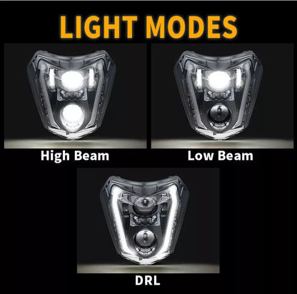 🔥Faro LED E24 Plug&Play – KTM EXC / XC-W 250–350 (2017–2021)🔥