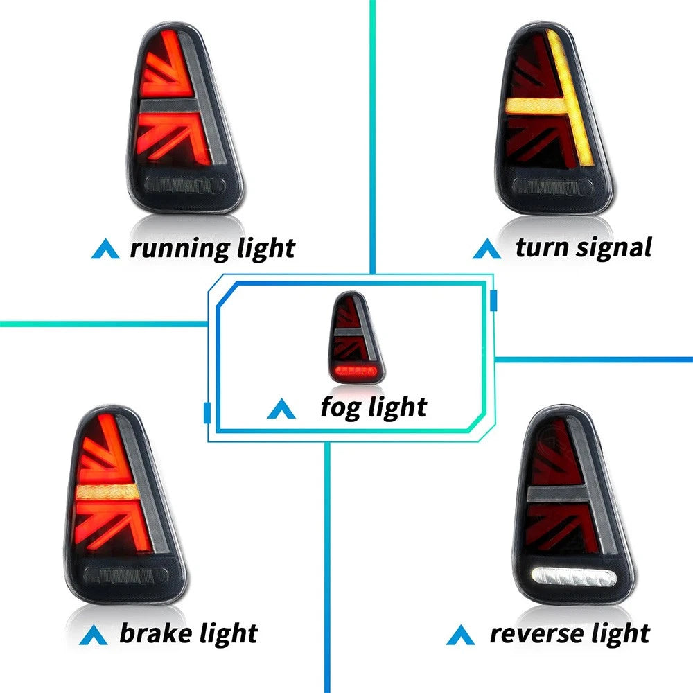 🔥Fanali Posteriori LED E9 – Mini Cooper R50 / R52 / R53🔥