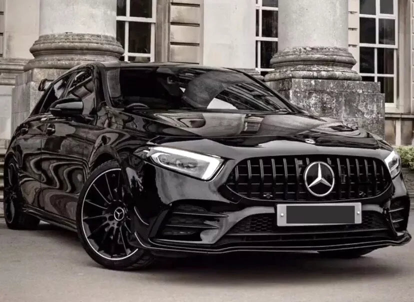 🤩MERCEDES CLASSE A W177 V177 CALANDRE/GRILLE NOIR PANAMERICANA STYLE 2018-22🤩
