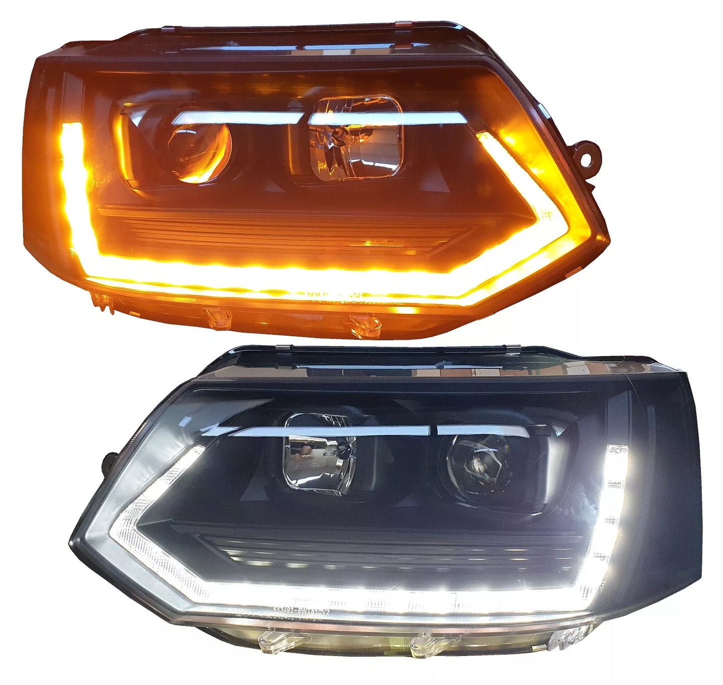 Fari per VW T5 GP Bus 09-15 Facelift Frecce Led Dinamiche Sonar