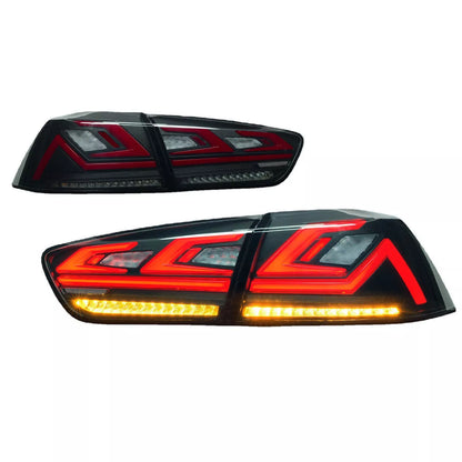 🔥Coppia Fanali Posteriori LED – Mitsubishi Lancer EVO X (2008–2021)🔥