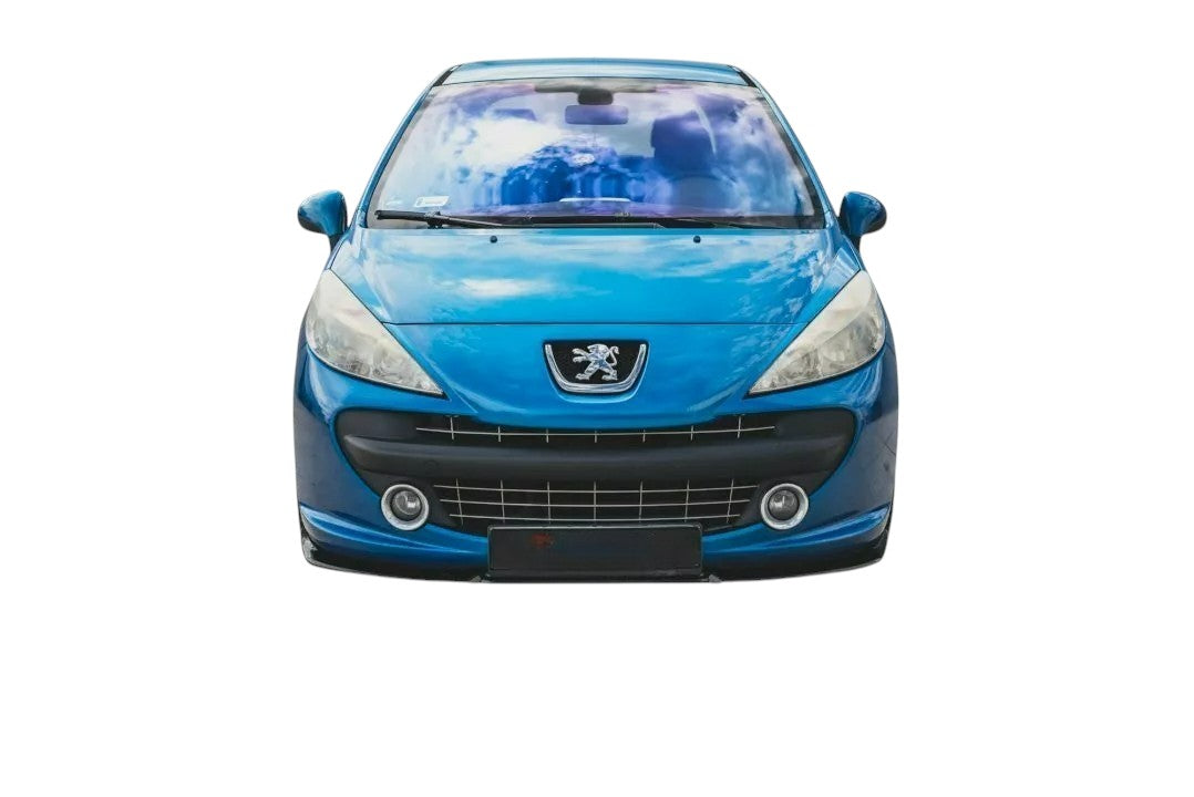 ✨Splitter Anteriore Design Nero Lucido ABS per Peugeot 207 Sport 2006-2009✨