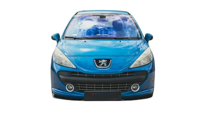✨Splitter Anteriore Design Nero Lucido ABS per Peugeot 207 Sport 2006-2009✨