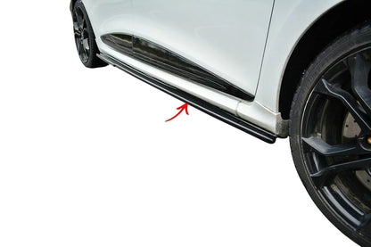 ✨MINIGONNE LATERALI nero lucido ABS per Renault Clio Mk4 RS 2013-2019✨