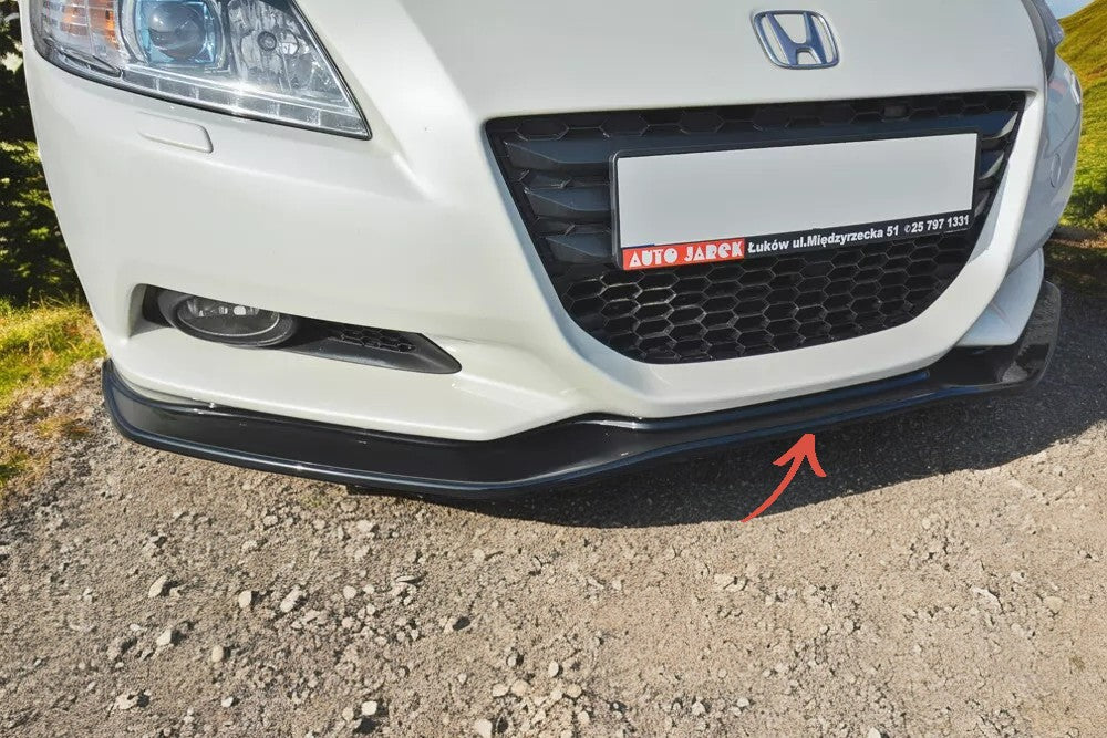 ✨Splitter design nero lucido ABS ADATTO per Honda Cr-Z 2010-2013✨