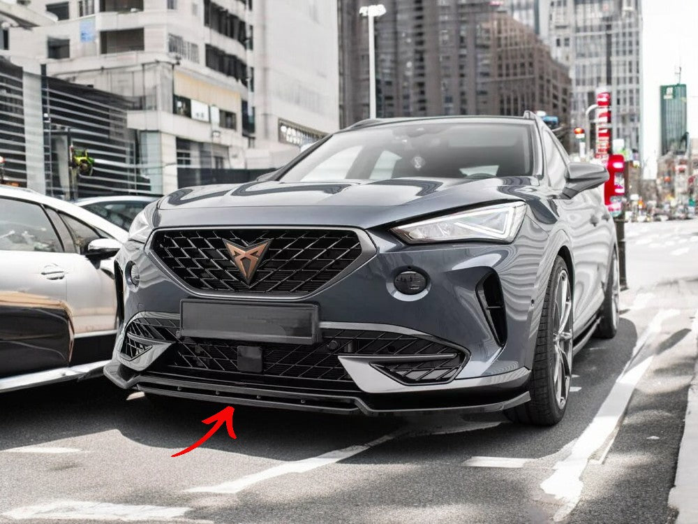 ✨Splitter anteriore V5 nero lucido ABS per Cupra Formentor 2020+✨