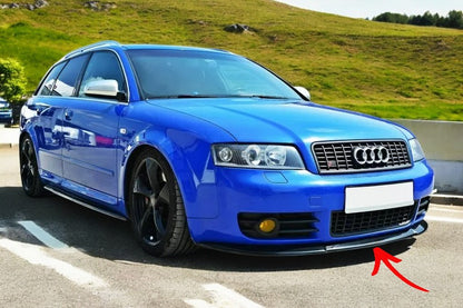 ✨SPLITTER design nero lucido ABS per Audi S4 B6 2003-2005✨
