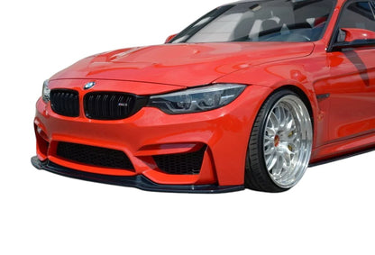 ✨SPLITTER anteriore V1 design nero lucido ABS per BMW M3 F80-✨