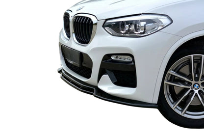 ✨Splitter anteriore V1 design nero lucido ABS per BMW X3 G01   2018 +✨