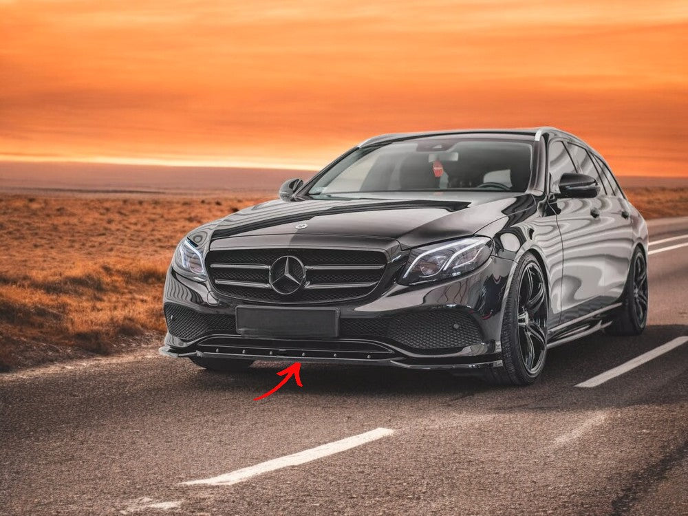 ✨Splitter Anteriore Design Nero Lucido ABS per Mercedes E W213 ( 2016-2021 )✨