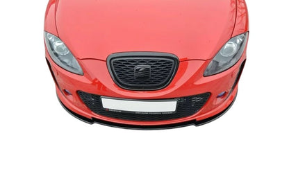 ✨SPLITTER design nero lucido ABS per SEAT Leon Mk2 2005-2009✨