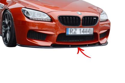 ✨SPLITTER design nero lucido ABS per BMW M6 Gran Coupe 2012-2014✨