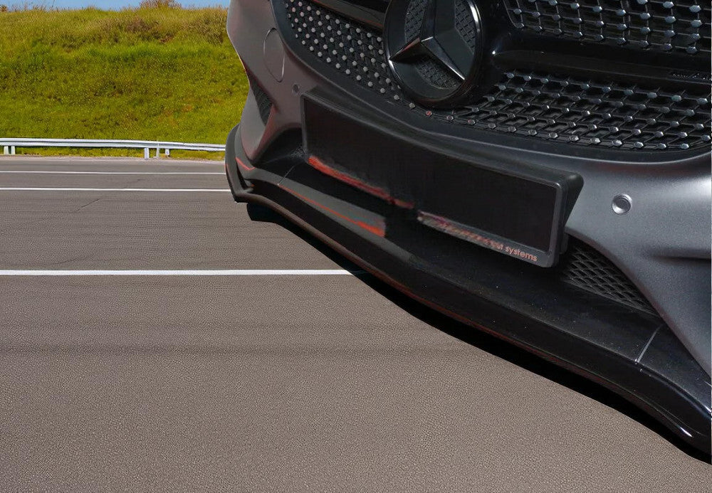 🔥Splitter Anteriore in ABS Nero Lucido per Mercedes Classe C Coupé W205 AMG🔥