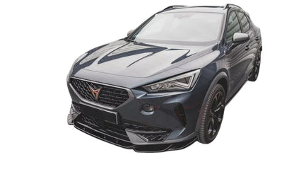 ✨SPLITTER anteriore V1 design nero lucido ABS per Cupra Formentor 2020 +✨