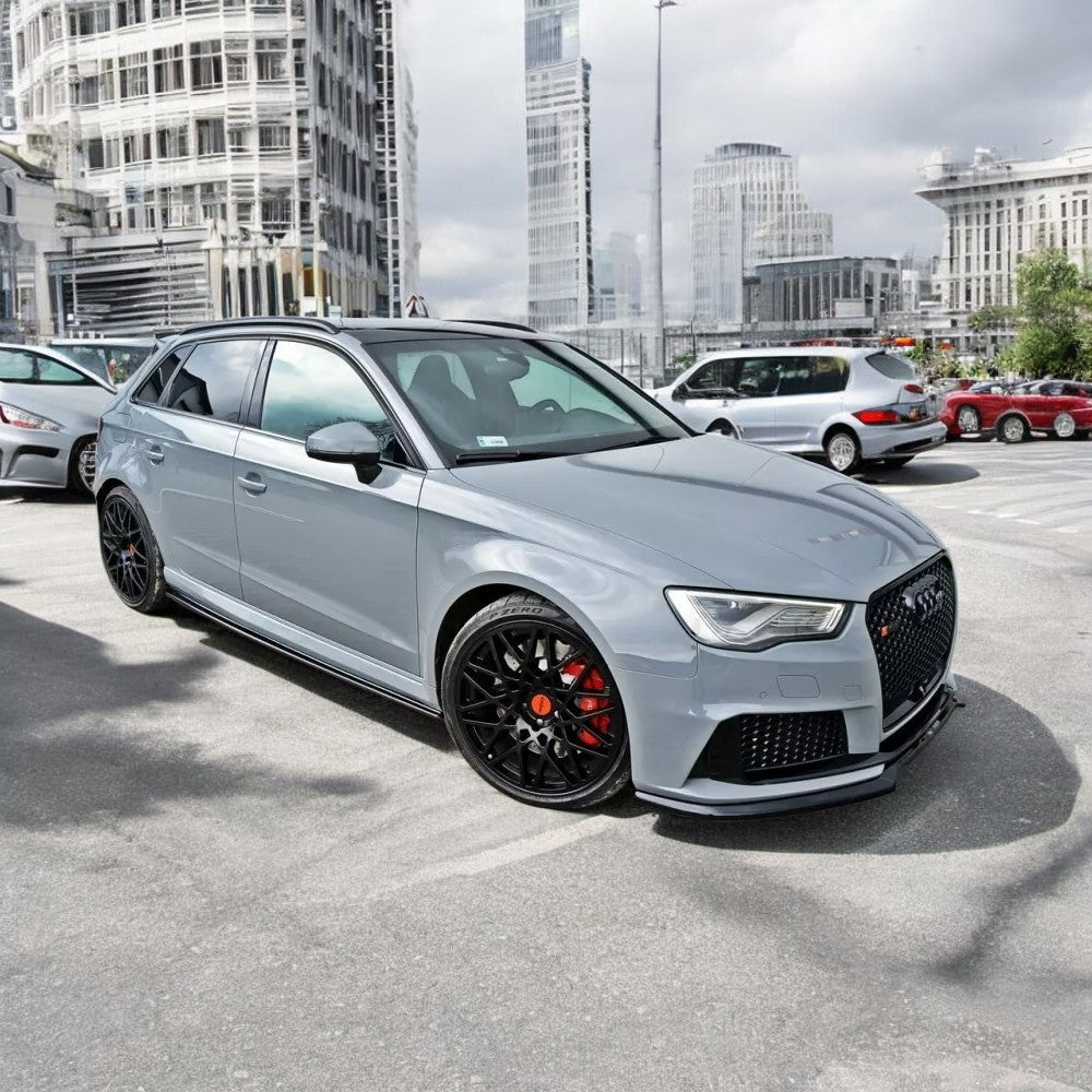 ✨SPLITTER V2 Design Nero Lucido per Audi Rs3 8Va Sportback 2015-2017✨