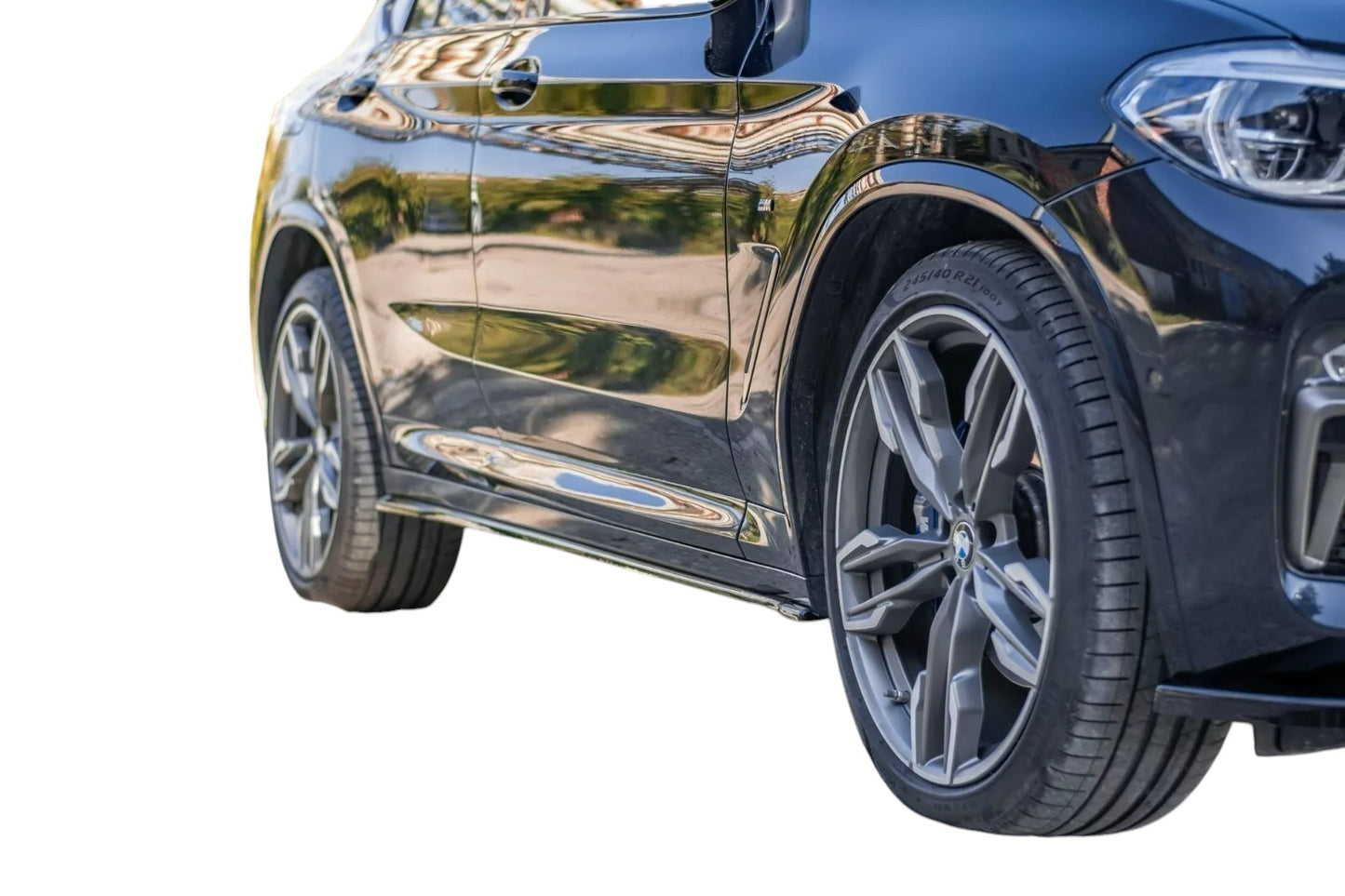 ✨MINIGONNE design nero lucido ABS ADATTE per BMW X4 M Sport G02 2018+ ✨