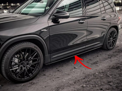✨MINIGONNE LATERALI nero lucido ABS per MERCEDES AMG GLB 35 X247 2019+✨