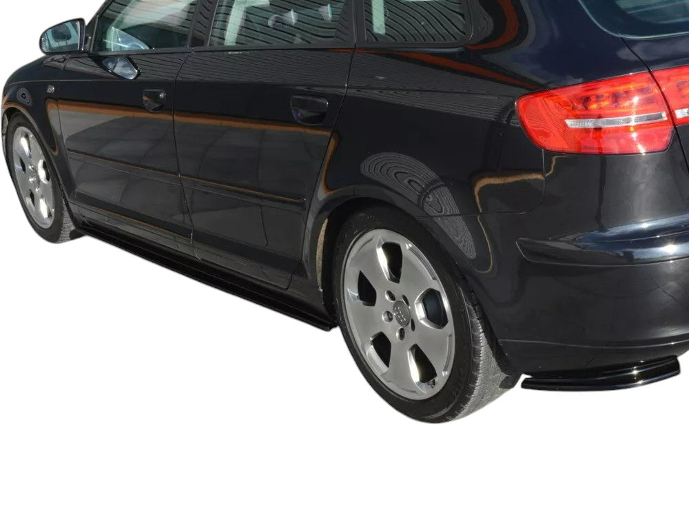 ✨MINIGONNE LATERALI ABS ADATTE per Audi A3 Sportback 8P/8P FL 2004-2013✨