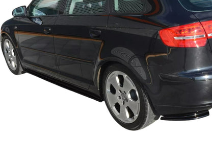 ✨MINIGONNE LATERALI ABS ADATTE per Audi A3 Sportback 8P/8P FL 2004-2013✨