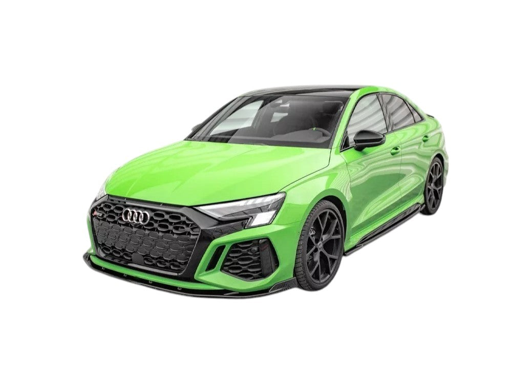 ✨SPLITTER Anteriore V2 design lucido ABS per AUDI RS3 8Y  2020+✨