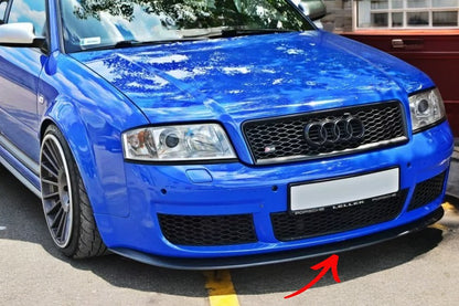 ✨SPLITTER design nero lucido ABS per Audi Rs6 C5 2002-2004✨