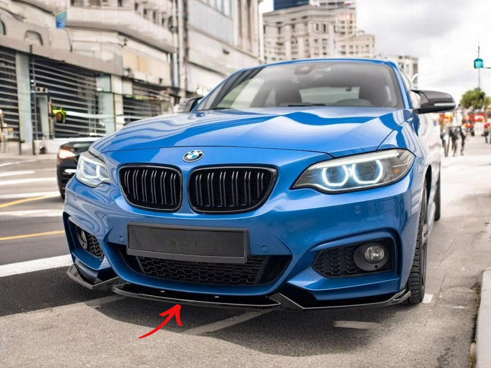 ✨SPLITTER V2 nero lucido design BMW confezione da 2 M F22 2013-2019✨