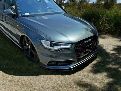 ✨SLITTER nero lucido ABS ADATTO per Audi A6 C7 S-Line-✨