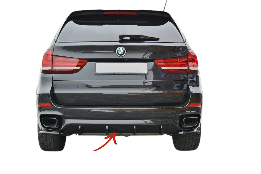✨Diffusore posteriore design lucido nero ABS Per BMW X5 F15 M50D FL✨
