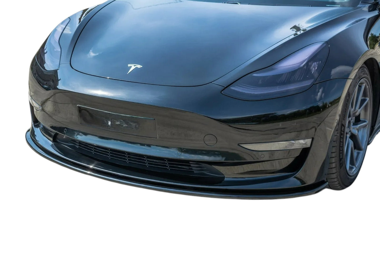 ✨SPLITTER design nero lucido ABS per Tesla Model 3 2017-2020✨