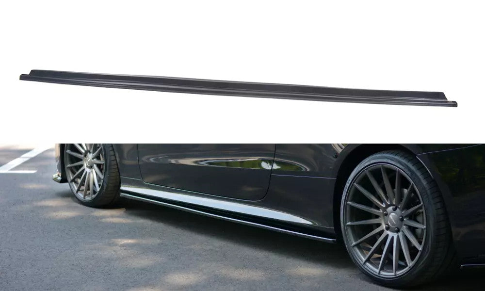 🔥SOTTO Minigonne Laterali in ABS Nero Lucido per Mercedes Classe E Coupé W213🔥