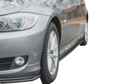 ✨Minigonne Laterali design nero lucido ABS per BMW Serie 3 E91 FL 2008-2011✨
