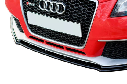 ✨SPLITTER anteriore design nero lucido ABS per Audi Rs3 8P 2011-2012✨