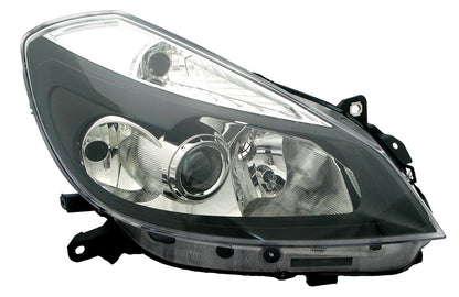 Faro anteriore destro per Renault Clio III 3 2005-2009 PROIETTORE Nero H1 H7 LWR