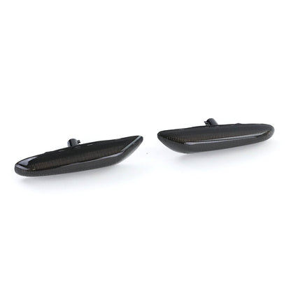 Aftermarket Black Smoke LED Side Marker Light Compatible with BMW 3 Series E46 01-05 E90 E91 E92 E93 