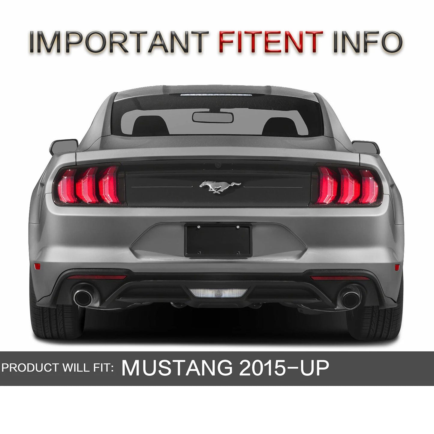 ⭐ART.2929 Fanali Posteriori a LED Rossi con  a 5 Modalità – Ford Mustang ⭐