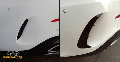 AMG LOOK AERO FLAPS rear BLACK for Mercedes A-Class V177 