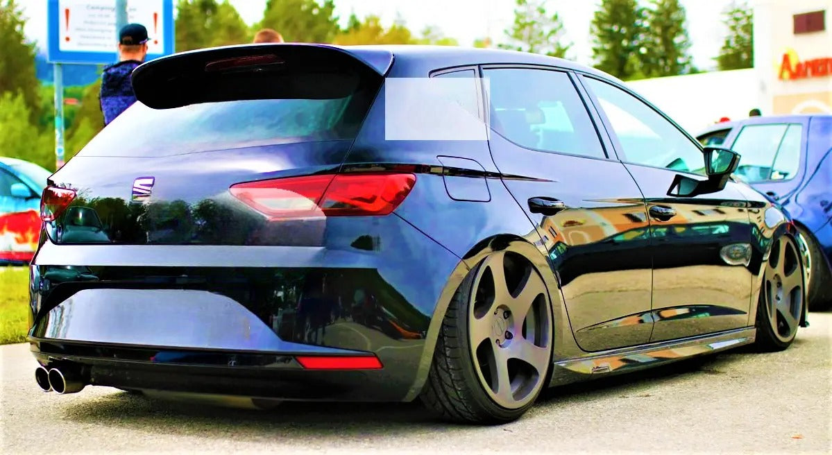 😎Glossy Black Spoiler Suitable For SEAT Leon MK3 5F Cupra 5dr 2012-20😎 