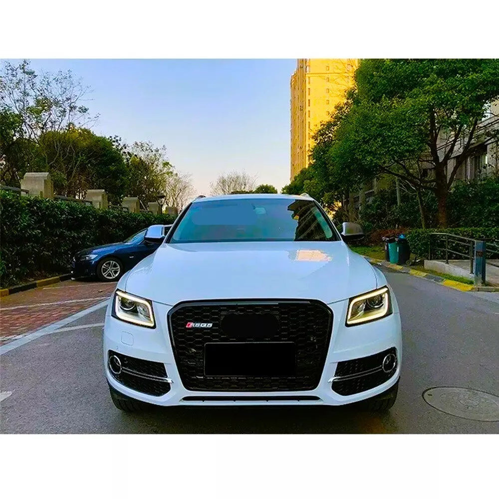 💥Glossy Black Honeycomb Grille Suitable for Audi RSQ5 Style Q5 SQ5 13-16💥