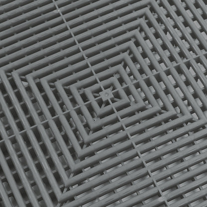 Performance Showroom Garage Floor 280cmx560cm =15.68m² Black Grey Square 