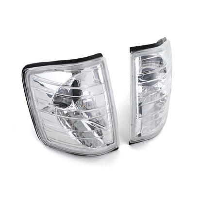 Indicatore di direzione in vetro trasparente cromato per Mercedes 190 W201 82-93